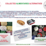 AFFICHE DES COLLECTES ALIMENTAIRES ALTERNATIVES