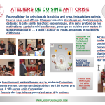 AFFICHE DES ATELIERS DE CUISINE ANTI CRISE